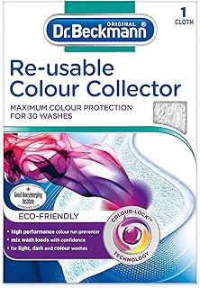 Dr. Beckmann Re-usable Colour Collector Cloth | Eco-friendly colour protection for up to 30 washes | Reusable cloth | 1 pack = 1 cloth