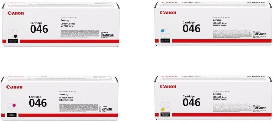 Canon CRG-046 4-Color Complete Toner Cartridge Set-1