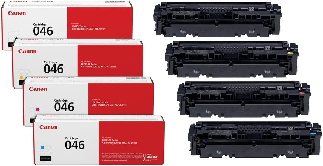 Canon CRG-046 4-Color Complete Toner Cartridge Set-2