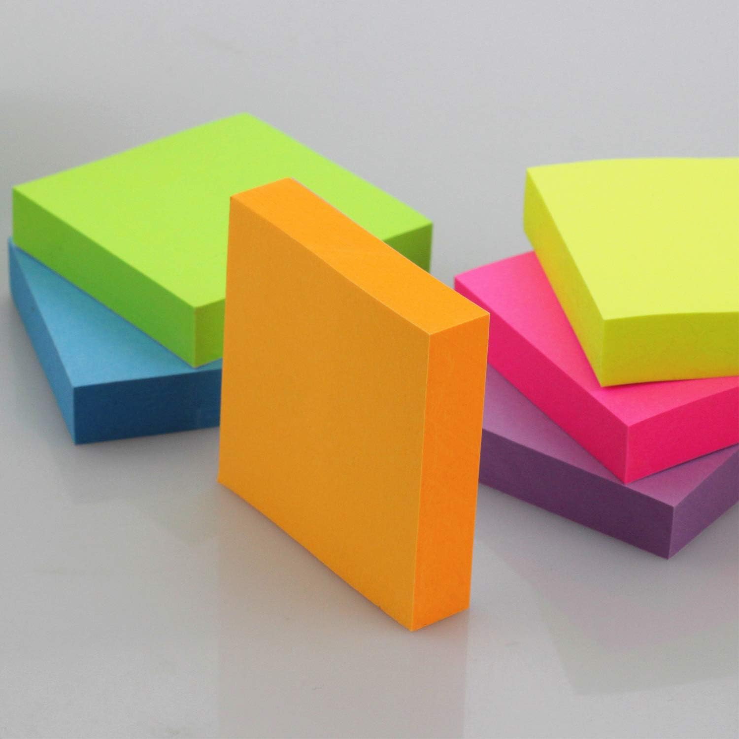 Early Buy Sticky Notes 2 x 2 Self-Stick Notes 6 Bright Color 12 Pads, 100 Sheets/Pad-2