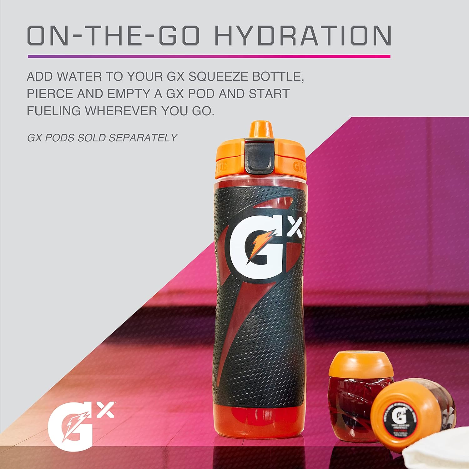 Gatorade Gx Bottle , Black, 30oz-2