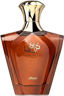 Afnan Turathi Brown for Men Eau de Parfum, 3 Ounce