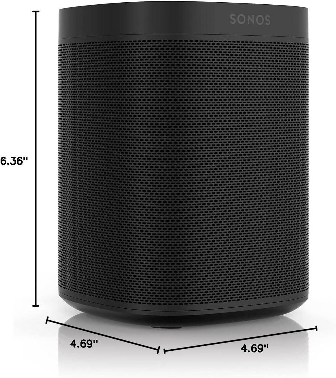 Sonos One SL - Microphone-Free Smart Speaker – Black-7