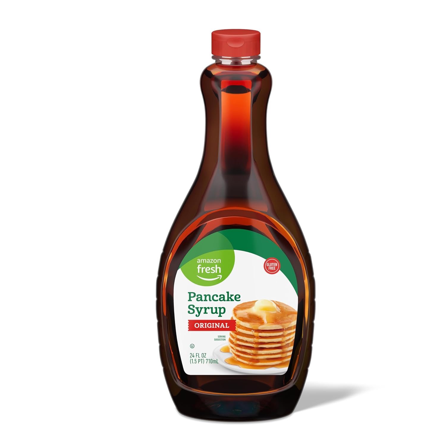 Amazon Fresh, Original Pancake Syrup, 24 fl oz (Previously Happy Belly, Packaging May Vary)-0