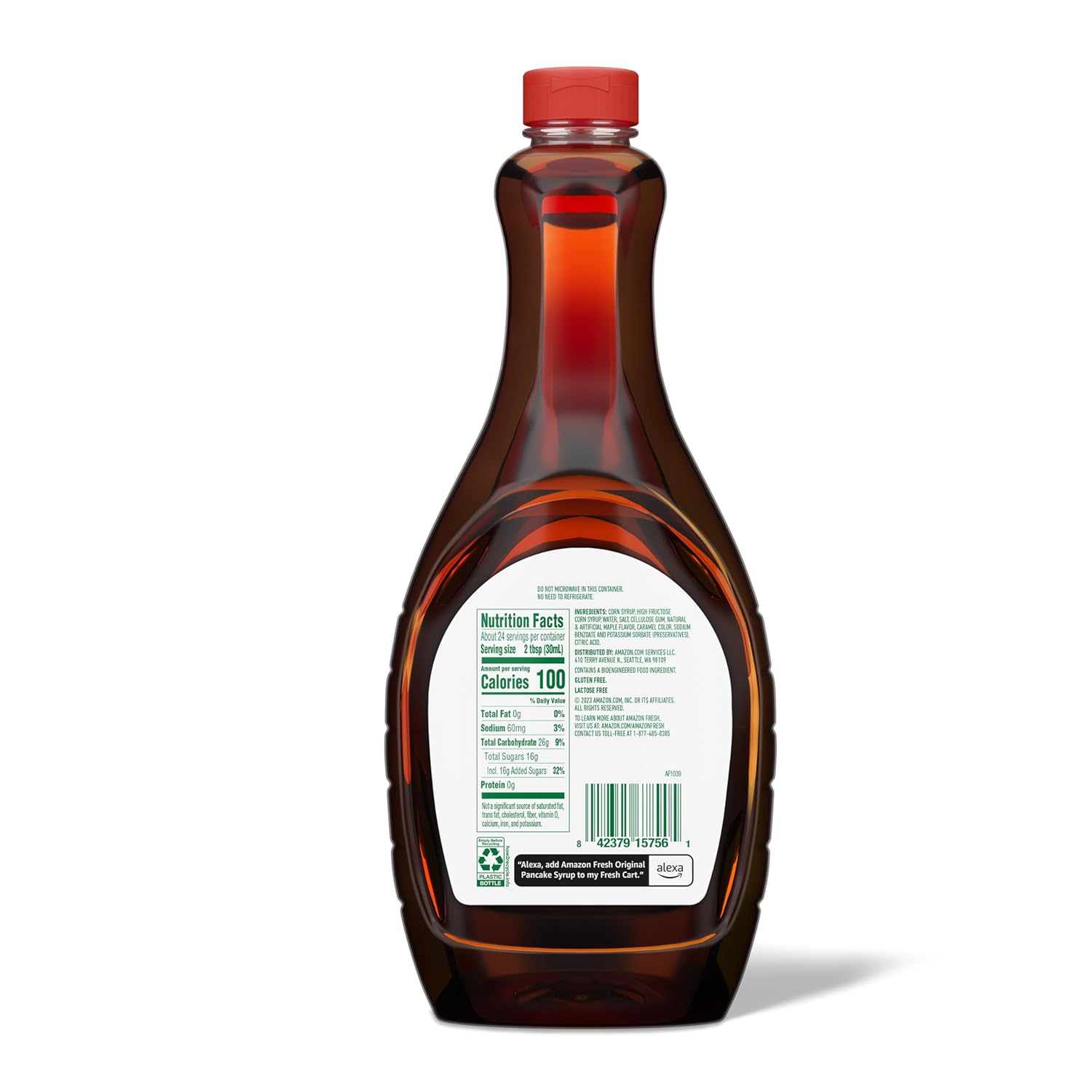 Amazon Fresh, Original Pancake Syrup, 24 fl oz (Previously Happy Belly, Packaging May Vary)-2