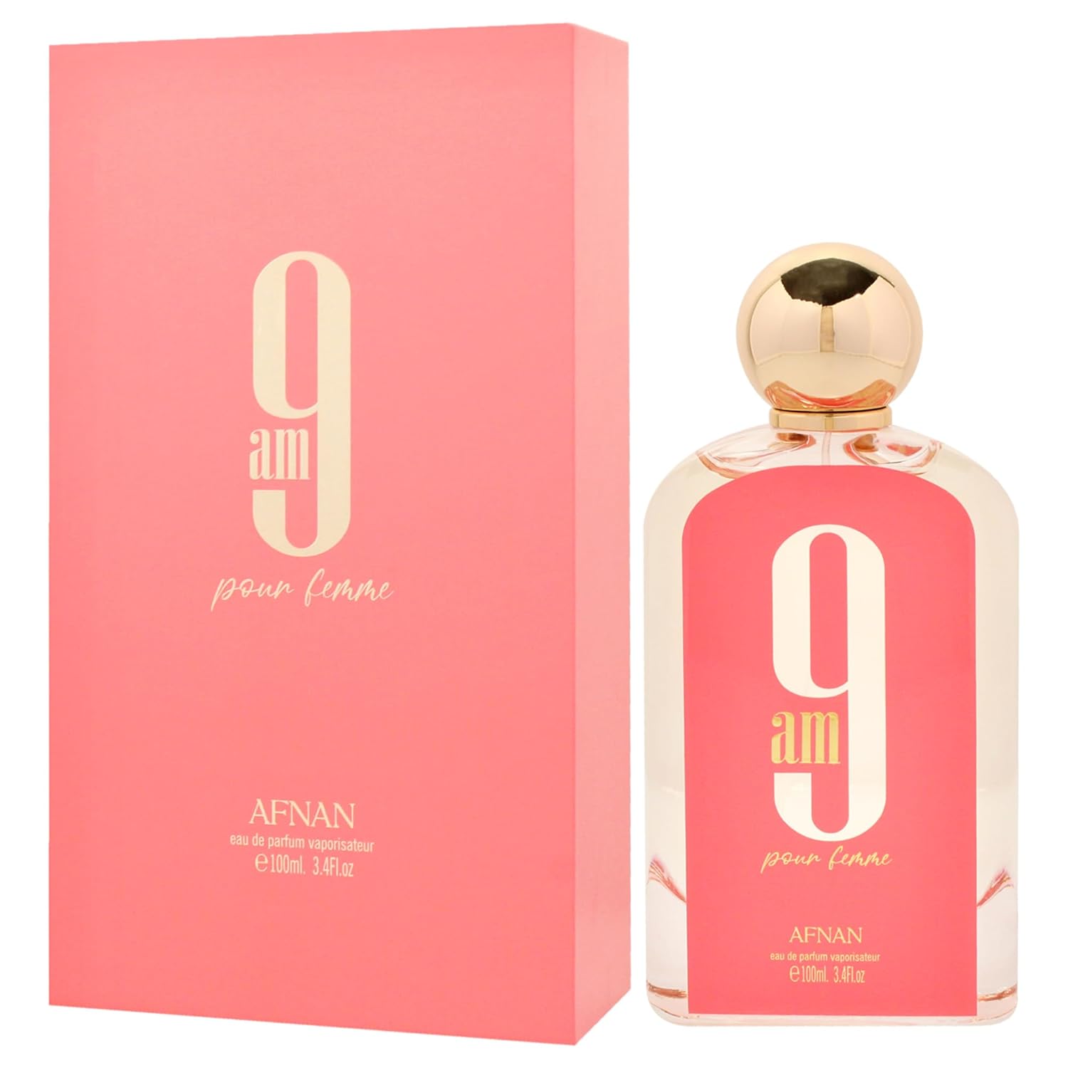 Afnan 9 AM Pour Femme for Women - 3.4 oz EDP Spray-3