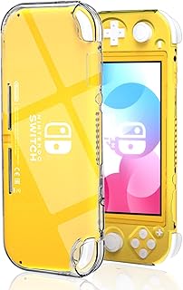 ECHZOVE Protective Case for Nintendo Switch Lite, Hard Clear Case for Switch Lite not Fit with Skins