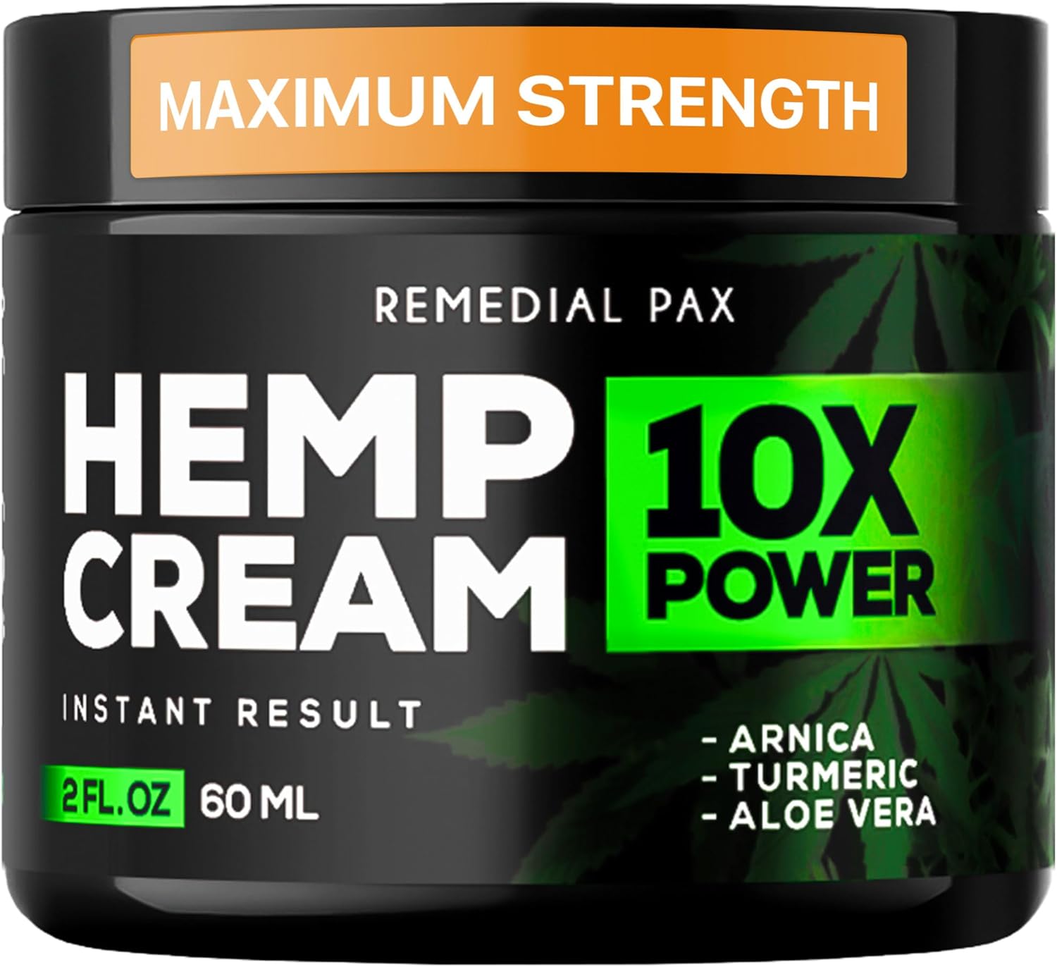 REMEDIAL PAX Instant Hеmp Cream – Soothes Discomfort in Muscles Joints Nerves Back Neck Knees Shoulders Hips– Maximum Joint Support – MSM Turmeric and Arnica – All-Natural Formula-0