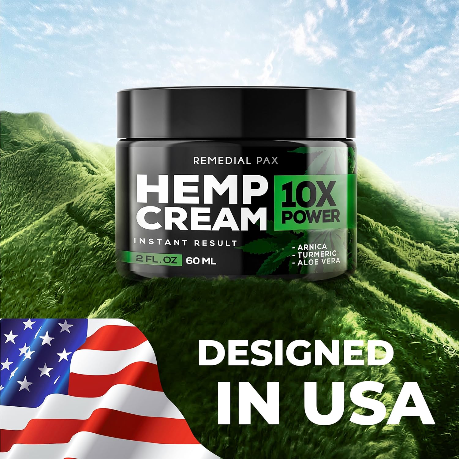 REMEDIAL PAX Instant Hеmp Cream – Soothes Discomfort in Muscles Joints Nerves Back Neck Knees Shoulders Hips– Maximum Joint Support – MSM Turmeric and Arnica – All-Natural Formula-7