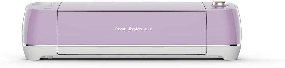 Cricut Explore Air 2 - A DIY Cutting Machine for all Crafts, Create Customized Cards, Home Decor & More, Bluetooth Connectivity, Compatible with iOS, Android, Windows & Mac, Lilac-0