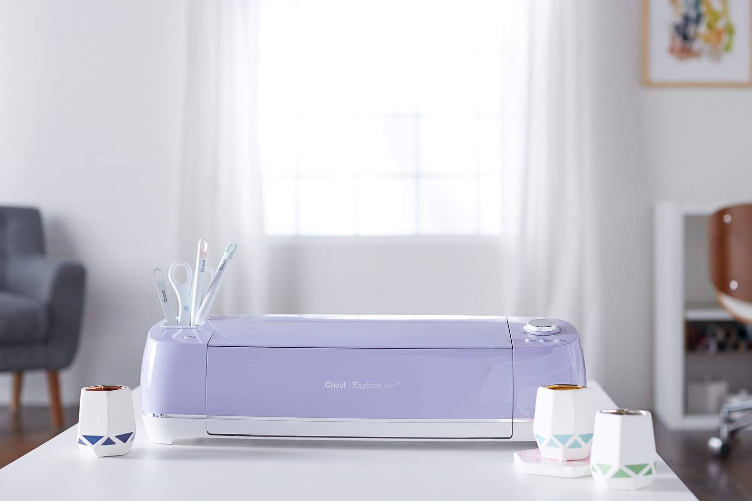 Cricut Explore Air 2 - A DIY Cutting Machine for all Crafts, Create Customized Cards, Home Decor & More, Bluetooth Connectivity, Compatible with iOS, Android, Windows & Mac, Lilac-2