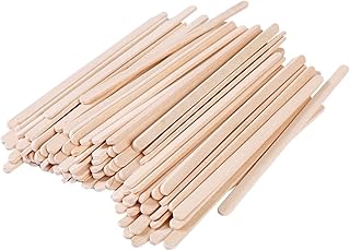 Gmark 5.5" Premium Wood Stirrer 2.3mm Thick 200 pc - Wood Coffee Stir Sticks for Tea Beverage, Corn Dog Stick Craft Stick 200/Bag GM1115B