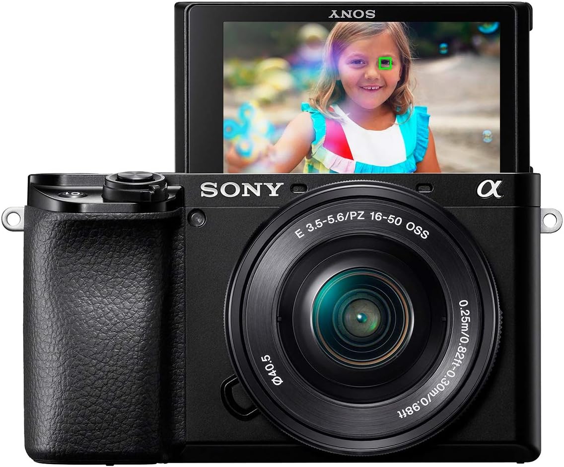 Sony Alpha A6100 Mirrorless Camera with 16-50mm Zoom Lens, Black (ILCE6100L/B)-2