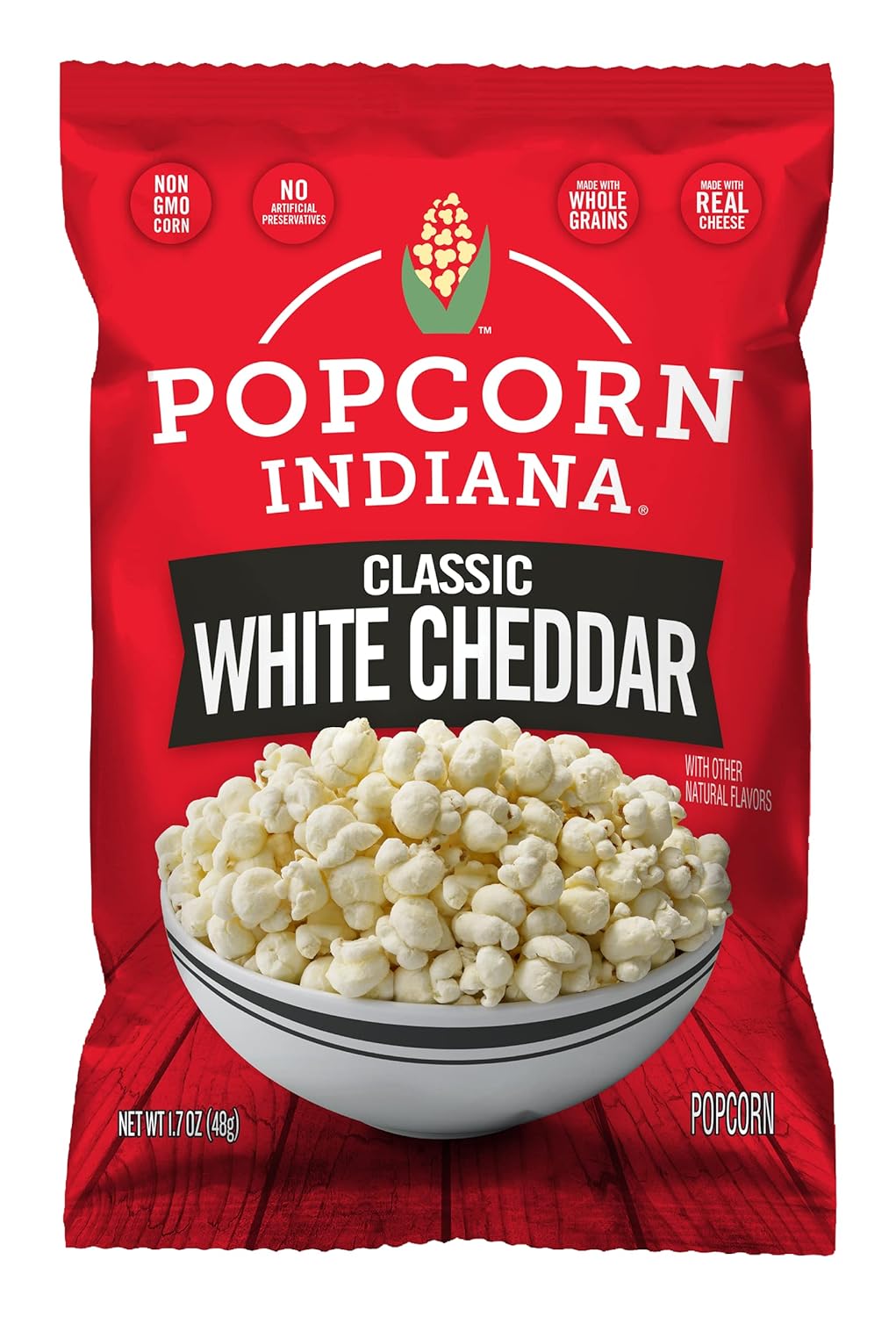 Popcorn Indiana Classic White Cheddar (6 Count - 1.7 Oz Each)-0