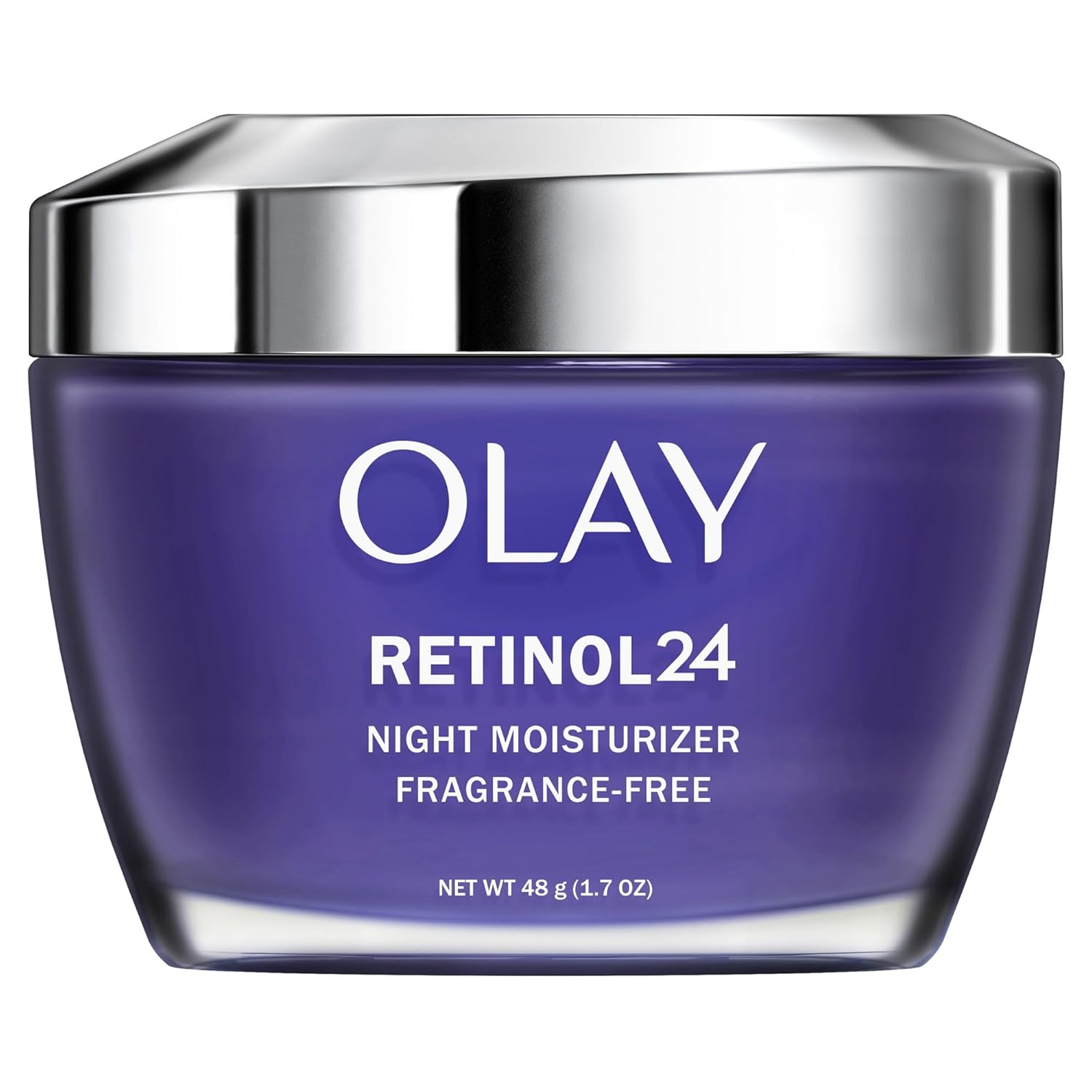 Olay Retinol 24 Face Moisturizer, Anti-Aging Night Face Cream for Wrinkles and Uneven Skin Tone with Retinol, 1.7 oz-0