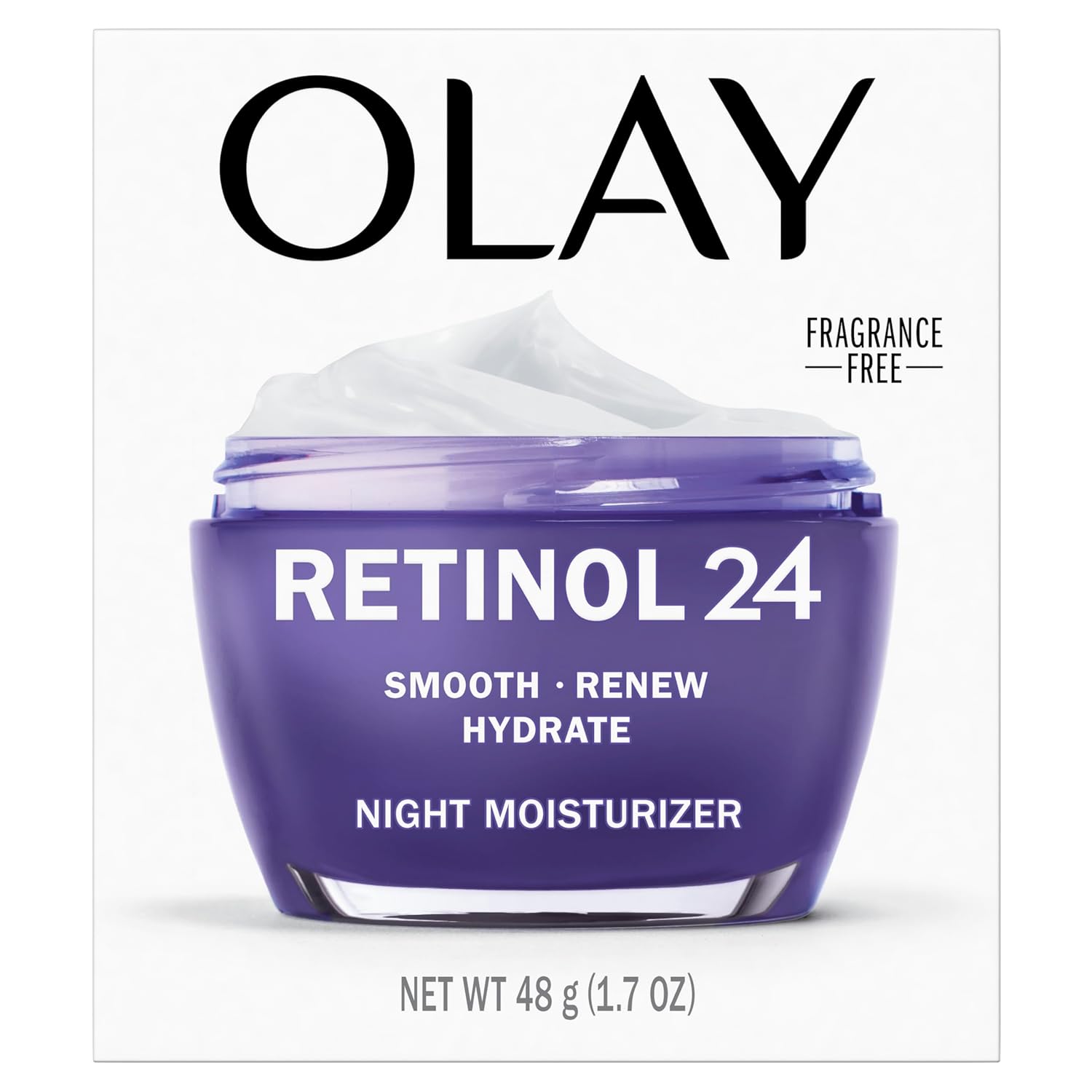 Olay Retinol 24 Face Moisturizer, Anti-Aging Night Face Cream for Wrinkles and Uneven Skin Tone with Retinol, 1.7 oz-8