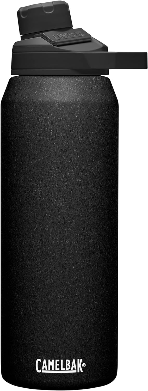 CamelBak Chute Mag 32oz Vacuum Insulated Stainless Steel Water Bottle, Black-0