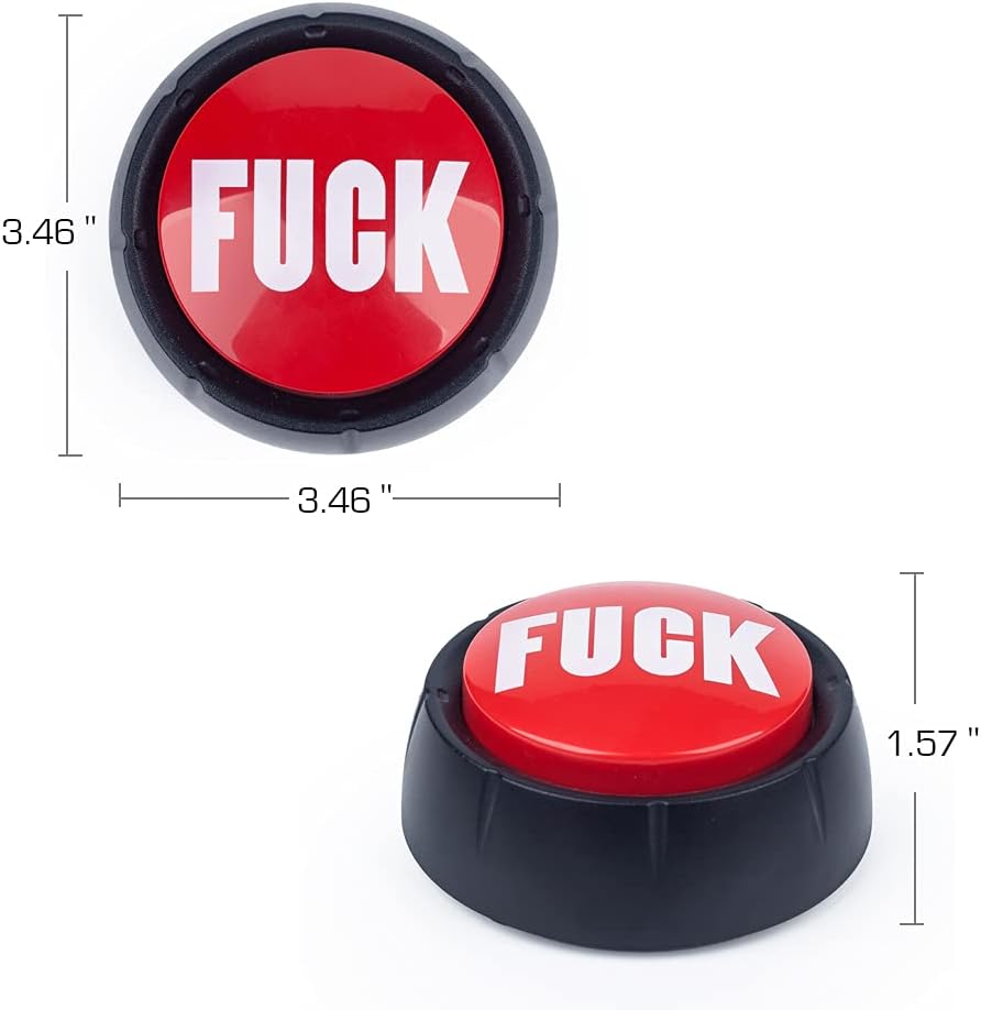 MyMealivos The Fuck Slammer Button, Gag Gift for Family, Friends and Co-Workers-2