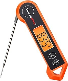 ThermoPro TP19H Digital Meat Thermometer for Cooking with Ambidextrous Backlit and Motion Sensing Kitchen Cooking Food Thermometer for BBQ Grill Smoker Oil Fry Candy Instant Read Thermometer