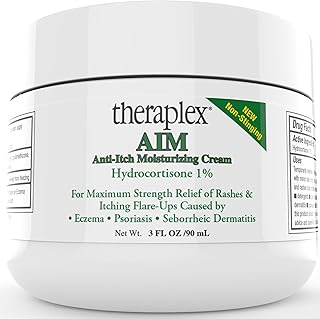 Theraplex AIM - Anti-Itch Moisturizing Cream (3 oz) - Non-stinging, Relieves Itching, Rashes, Flare Ups - Helps Repair & Restore the Skin's Natural Protective Barrier