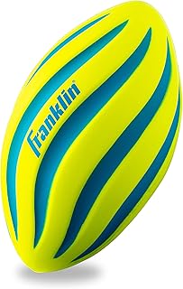 Franklin Sports Kids Foam Football - Mini Soft Foam Youth Football - Indoor + Outdoor Toy Football for Kids - Probrite 9" Mini Foam Ball - Soft Backyard + Practice Toy Ball - Yellow