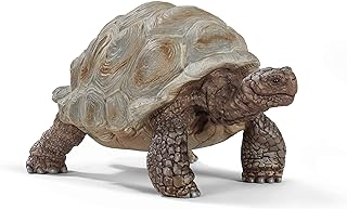 Schleich Wild Life Realistic Exotic Galapagos Giant Tortoise Figurine - Wild Animal Figurine Giant Tortoise Toy for Wildlife Play and Imagination for Toddlers Boys and Girls, Gift for Kids Age 3+