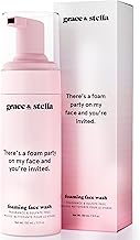 grace & stella Foaming Facial Cleanser (150ml) - Sensitive Skin Face Wash - Vegan - Limpiador Facial - Hydrating Facial Cleanser - Face Wash Sensitive Skin - Cleanser For Dry Skin