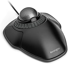 Kensington Orbit Trackball Mouse with Scroll Ring (K75327WW), Black-Grey