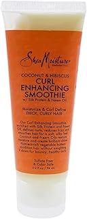 SheaMoisture Coconut & Hibiscus Curl Enhancing for Thick, Curly Hair Smoothie to Reduce Frizz 3.2 oz (I0080326)