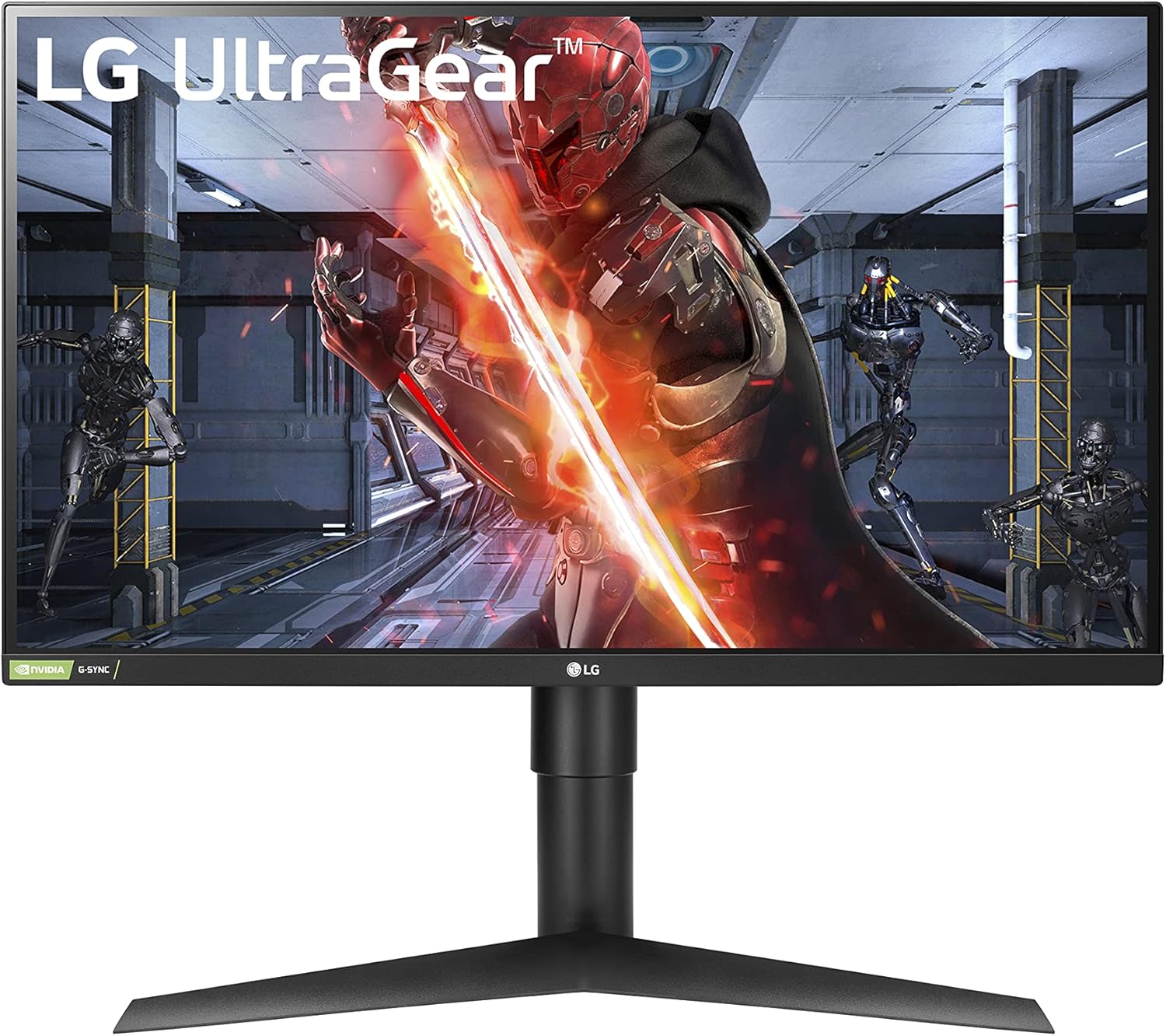 LG UltraGear QHD 27-Inch Gaming Monitor 27GL83A-B - IPS 1ms (GtG), with HDR 10 Compatibility, NVIDIA G-SYNC, and AMD FreeSync, 144Hz, Black-0