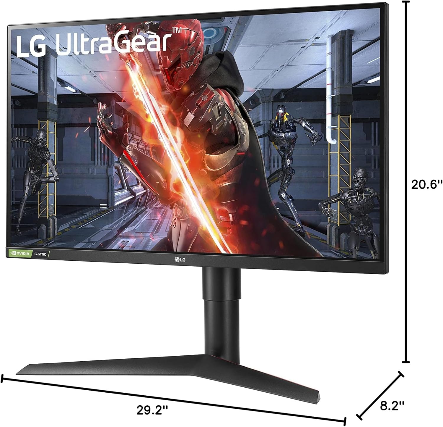 LG UltraGear QHD 27-Inch Gaming Monitor 27GL83A-B - IPS 1ms (GtG), with HDR 10 Compatibility, NVIDIA G-SYNC, and AMD FreeSync, 144Hz, Black-17