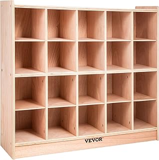 Happybuy 20-Section Cubbies for Classrooms, Cubby Storage Cabinet, Classroom Cubbies, Compartment Storage Cabinet, Classroom Furniture for Home, School, Kindergarten