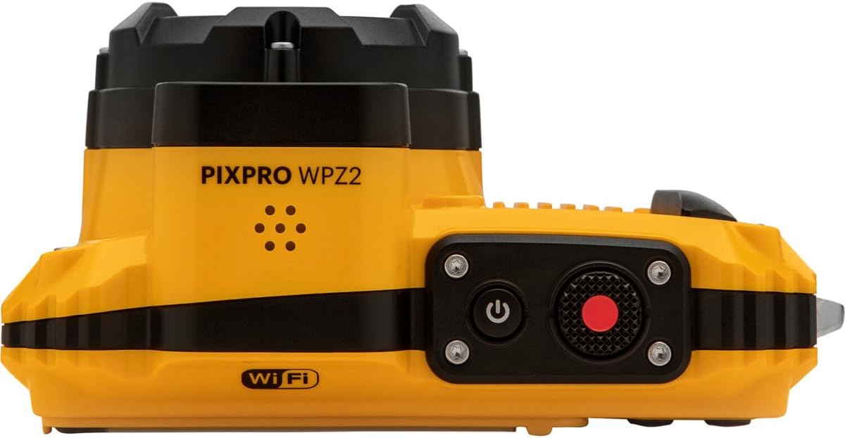 KODAK PIXPRO WPZ2 Rugged Waterproof Shockproof Dustproof WiFi Digital Camera 16MP 4X Optical Zoom 1080P Full HD Video Vlogging Camera 2.7" LCD (Yellow)-6