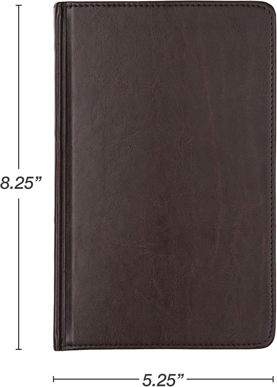 Samsill Vintage Hardcover Notebook, 200 Lined Notebook Pages, Brown, 5.25 x 8.25 Inch-2