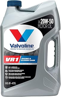 Valvoline VR1 Racing SAE 20W-50 Motor Oil 5 QT