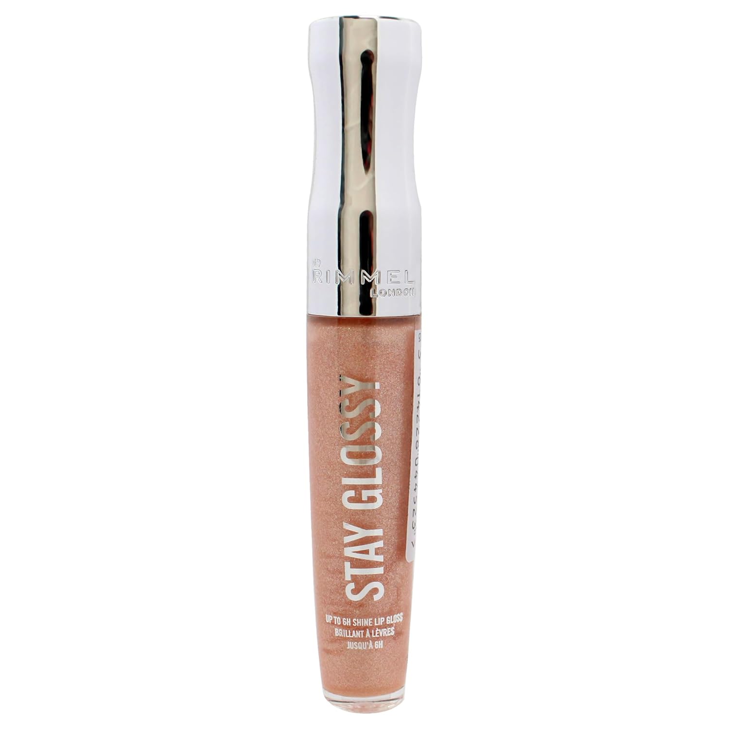 Rimmel Stay Glossy Lip Gloss - Non-Sticky and Lightweight Formula for Lip Color and Shine - 122 All Nighter, .18oz-0