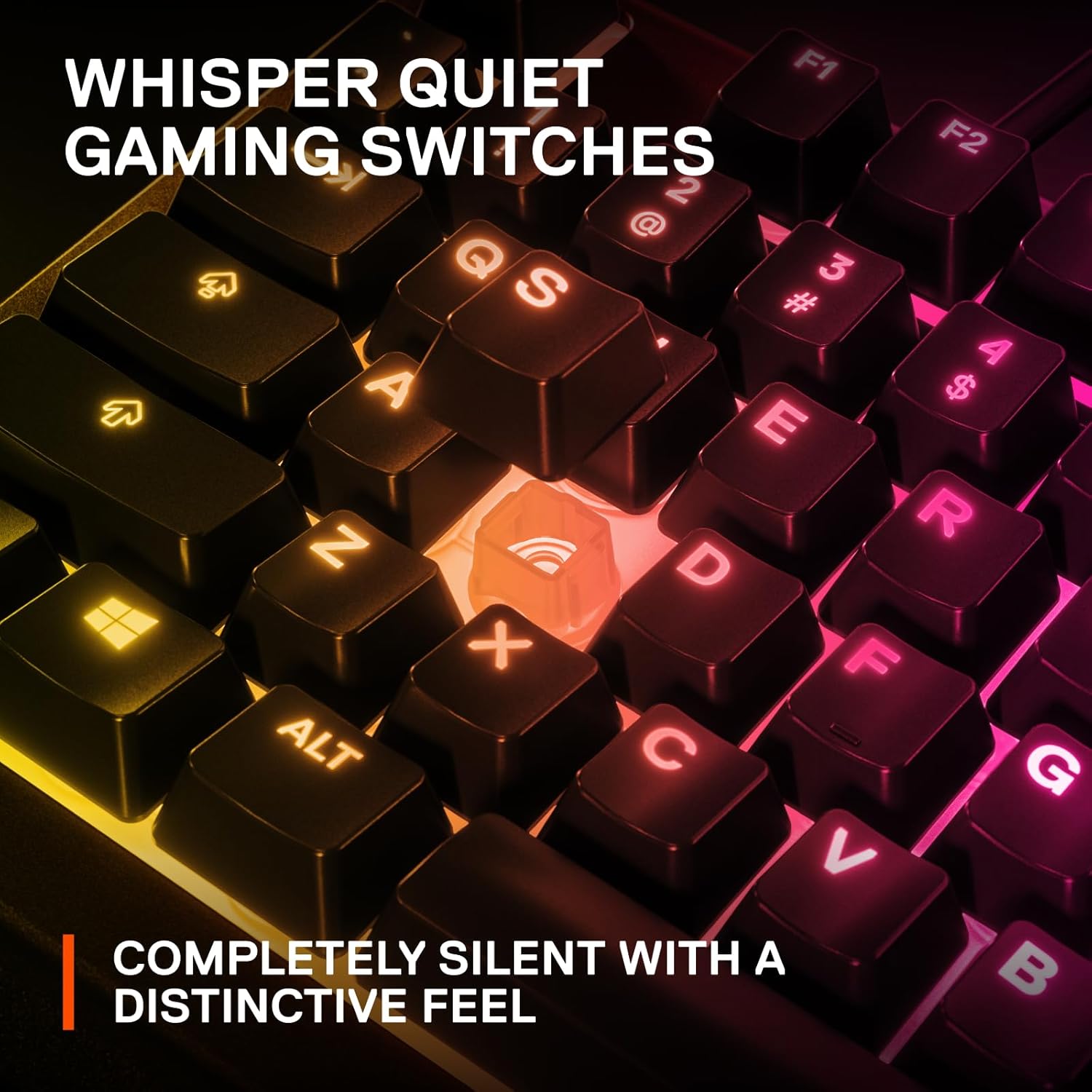 SteelSeries Apex 3 RGB Gaming Keyboard – 10-Zone RGB Illumination – IP32 Water Resistant – Premium Magnetic Wrist Rest (Whisper Quiet Gaming Switch)-3