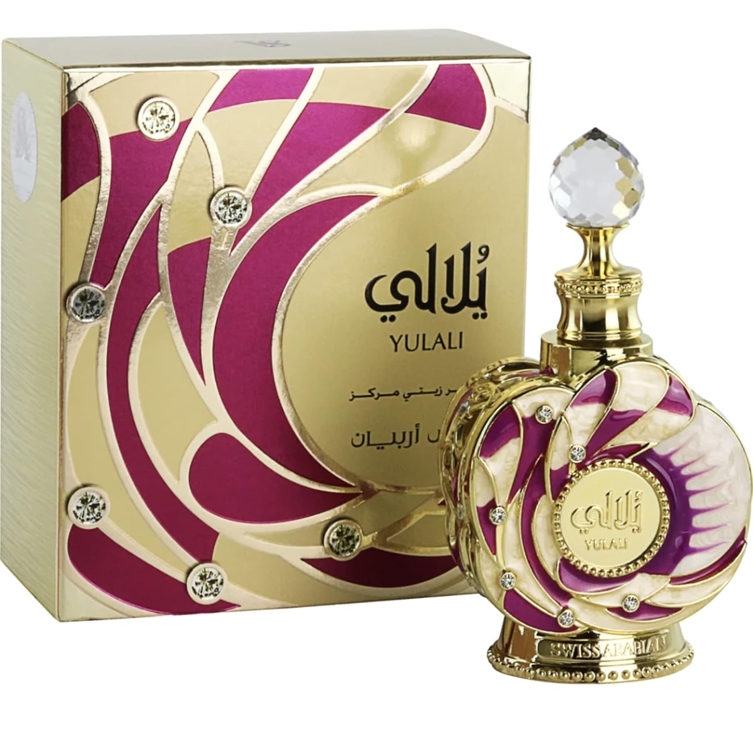 Swiss Arabian Yulali - Luxury Products From Dubai - Long Lasting And Addictive Personal Perfume Oil Fragrance - A Seductive Signature Aroma - 0.5 Oz-1