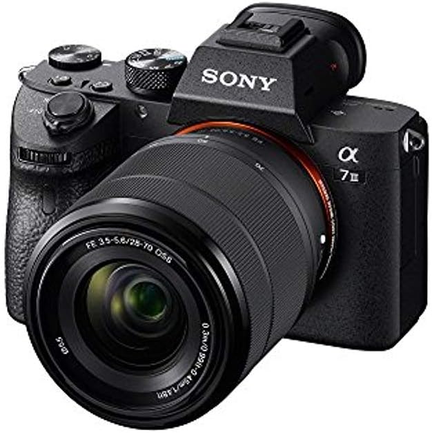 Sony a7 III (ILCEM3K/B) Full-frame Mirrorless Interchangeable-Lens Camera with 28-70mm Lens with 3-Inch LCD, Black-0