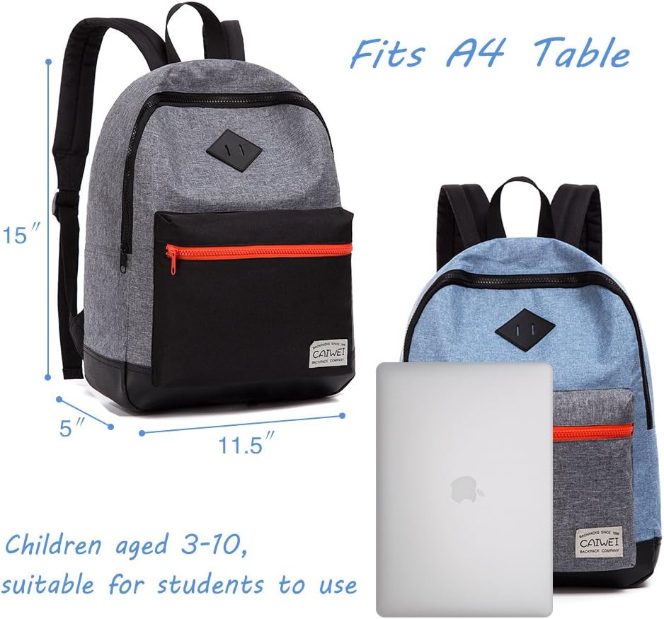 Fashion children's backpack (grey)-3