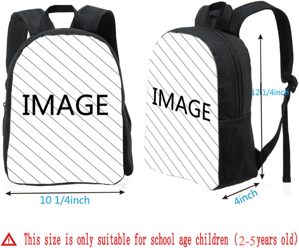 Preschool Backpack, Animals Children School Book Bag Kids Printing Backpacks… 12inch-1