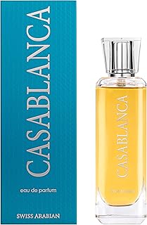 Swiss Arabian Casablanca - Luxury Products From Dubai - Long Lasting, Addictive Personal EDP Spray Fragrance - Seductive Signature Aroma - 3.4 Oz