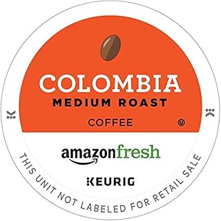 AmazonFresh 80 Ct. K-Cups, Colombia Medium Roast, Keurig K-Cup Brewer Compatible