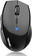 TECKNET Bluetooth Mouse, 4800 DPI Computer Mouse, 2-Year Battery Wireless Mouse 6 Adjustable DPI, 6 Buttons Compatible with Laptop/Windows/Computer