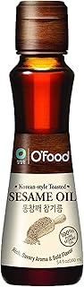 Chung Jung One O’Food Premium Sesame Oil, 5.4 Fl Oz, 100% Pure Sesame Seed Oil, Korean-Style Toasted, Rich and Nutty Flavor, Good for Cooking, Stir-fry, Noodles, Dressing, Drizzle