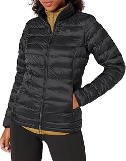 Amazon Essentials Women's Lightweight Long-Sleeve Water-Resistant Packable Puffer Jacket (Available in Plus Size)