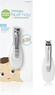 Frida Baby NailFrida The SnipperClipper, Baby Nail Clipper, Infant Nail Clipper for Baby with Safety Spyhole, for Newborns and up