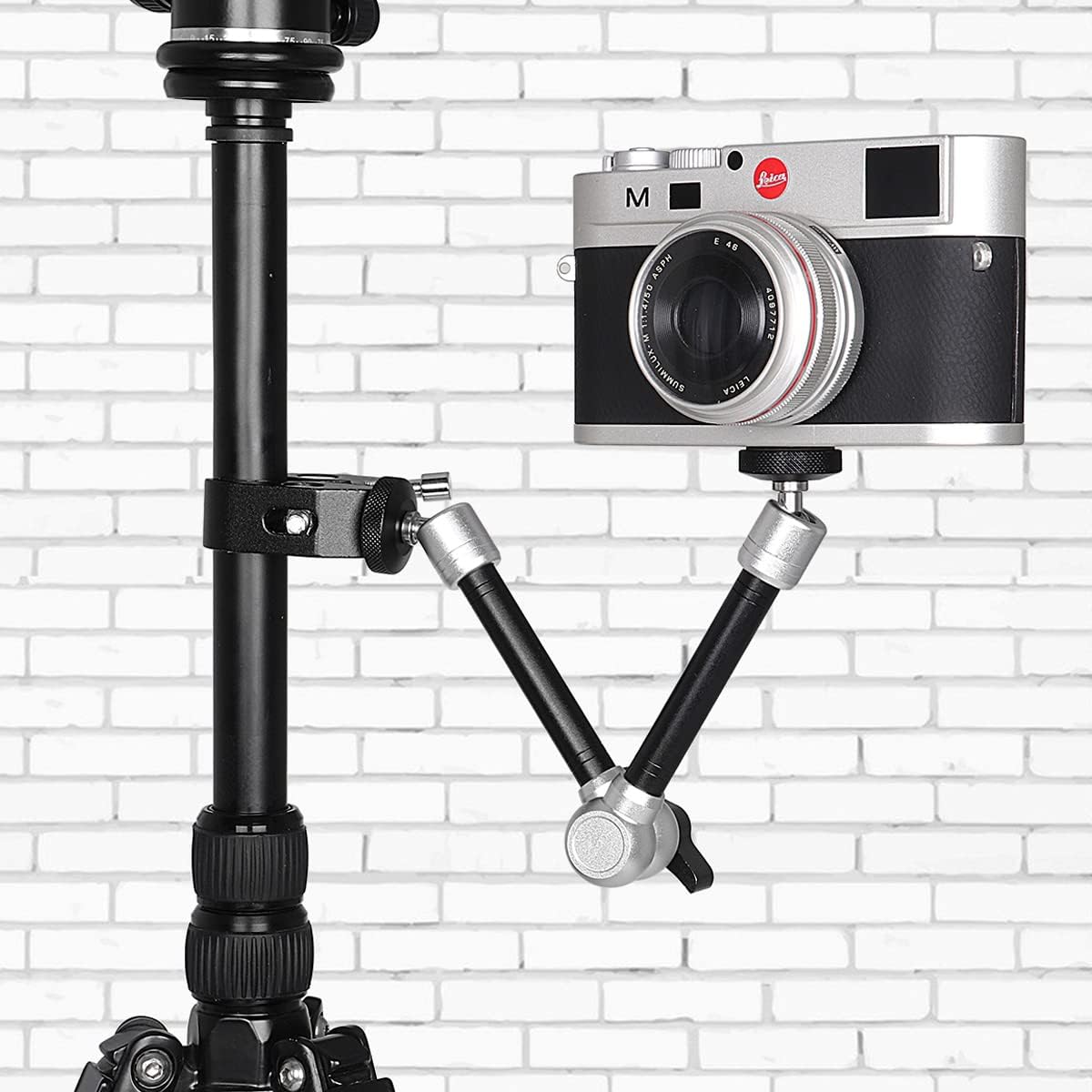 11" Adjustable Magic Arm DSLR Mirrorless Action Camera Camcorder Smartphone LCD Monitor Video Vlog Rig w/Clamp Holder Mounts fit for GoPro iPhone-8