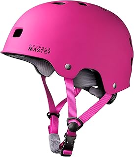 OutdoorMaster Skateboard Cycling Helmet - Two Removable Liners Ventilation Multi-Sport Scooter Roller Skate Inline Skating Rollerblading for Kids, Youth & Adults