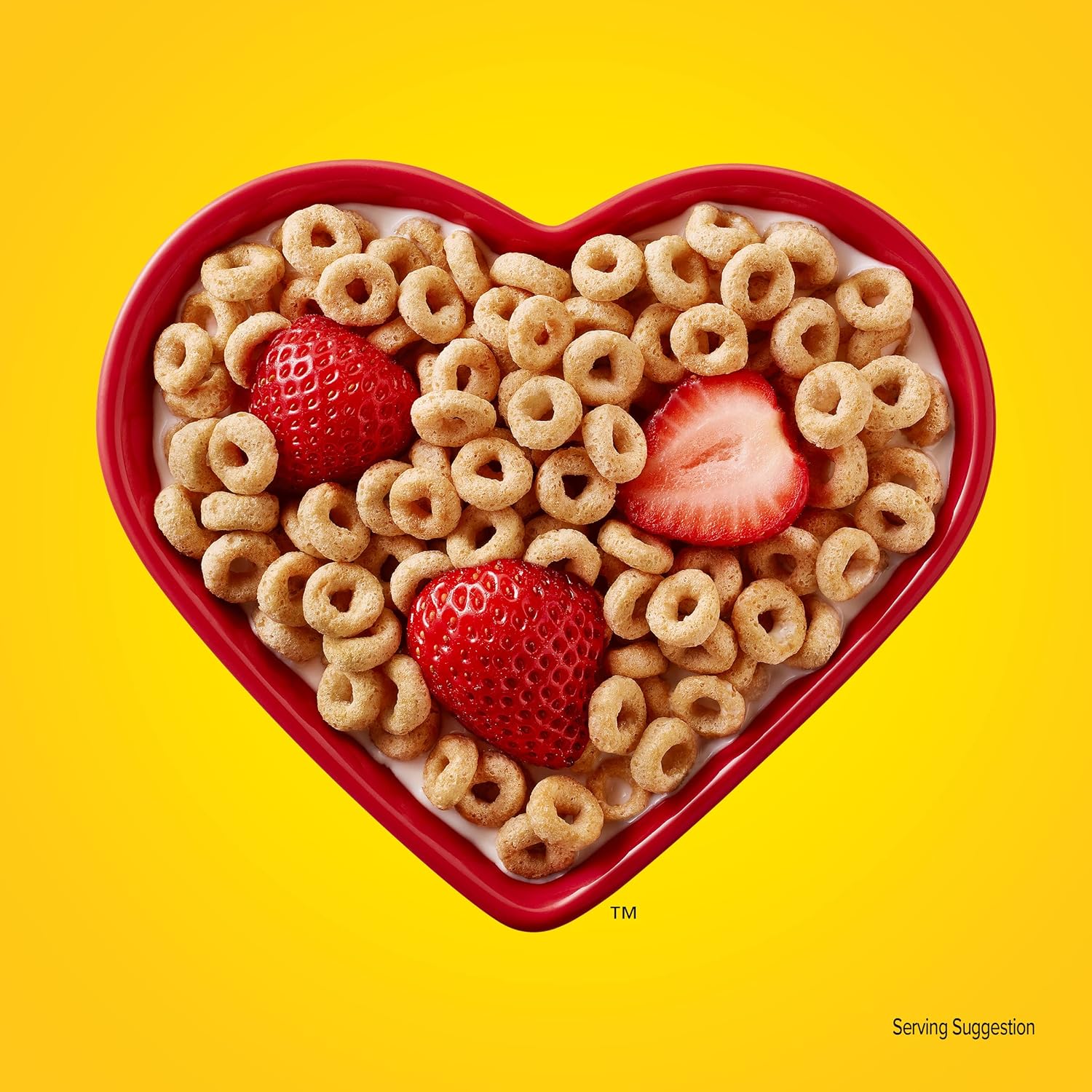 Cheerios Cereal, Limited Edition Happy Heart Shapes, Heart Healthy Cereal With Whole Grain Oats, Giant Size, 20 oz-2